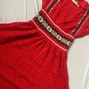 Free People Sweater Dress - Bohemian Accents - S